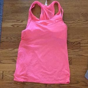 Lululemon work out top with built in sports bra